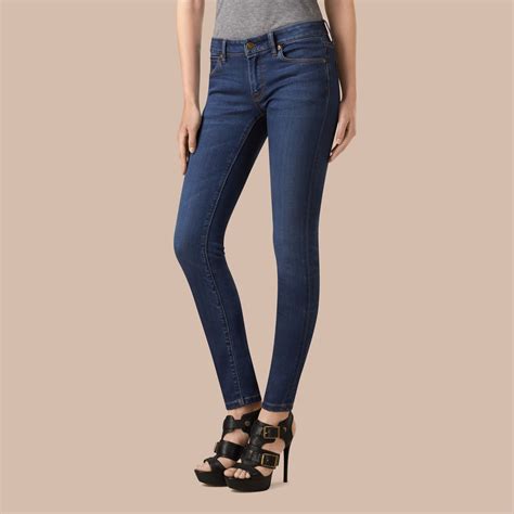 burberry skinny-fit stretch-denim jeans|burberry jeans women's.